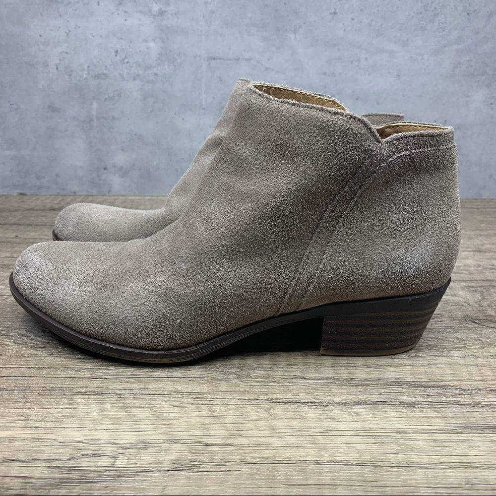 Lucky Brand Womens~"Barstyn"~Taupe Ankle Boots Size 7M